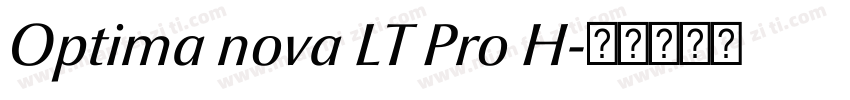 Optima nova LT Pro H字体转换